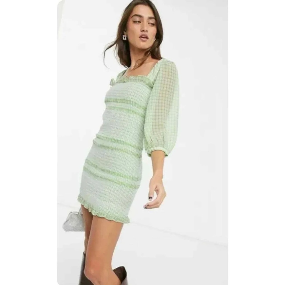 Anthropologie/Capulet Siobhan Smocked Mini Dress